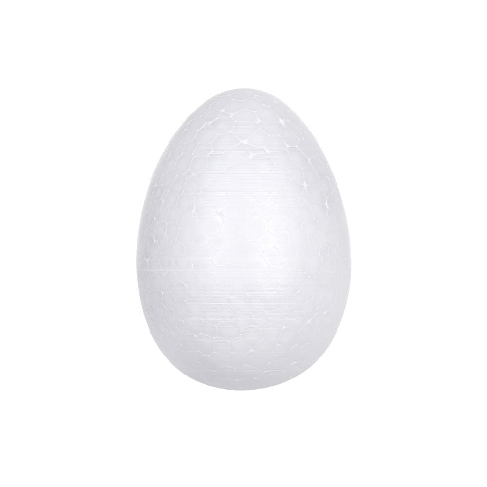 10pcs White Foam Egg for Easter, DIY Handmade Painting Egg(8cm-10pcs)