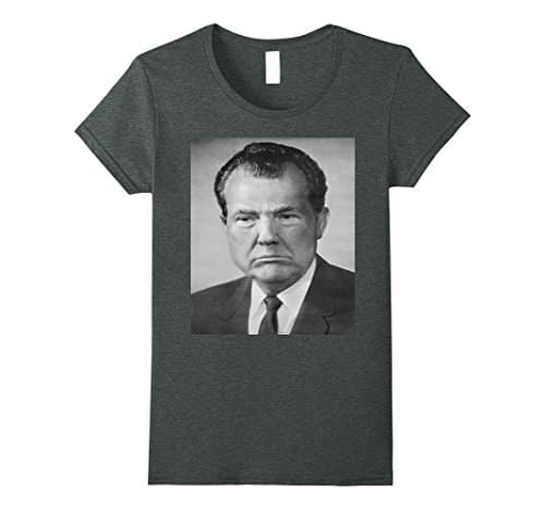 Womens Trixon Keep America Great POTUS Mash UP Medium Dark Heather