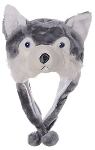 Animal Head Super Soft Plush Childrens Hat