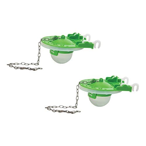 (2-Pack) Elba Adjustable Toilet Flapper - 3-Inch - Fits Great Majority of Models, Adjusts to the Correct Water Level (Economy Choice - 2 Units)