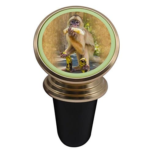 KAKA Bracket Monkey With Babanas Magnetic Phone Adjustable Air Vent Car Mount Holder Universal 360 Rotation Stand Metal Mobile Phone