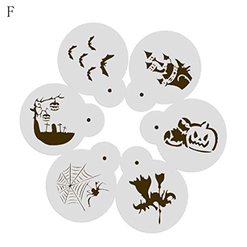 Christmas Tree Halloween Wedding Cake Decorating Tool Craft Cake Stencil Spray Art Cake Mold DIY Cake Baking Mold Bakeware Tools