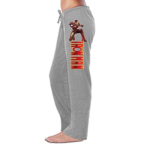 Women's Iron Man Sweatpants Ash Size XL