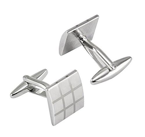 Laser Engraved Classic Style Cufflinks with Gift Bag (Laser)