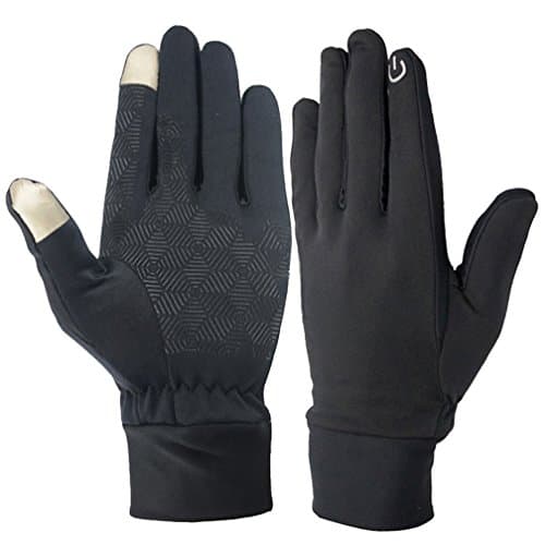 Krueis Durable Thin Touch Screen Gloves Warm Drive Work Gloves For Men Women