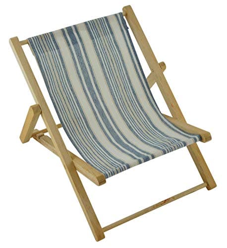 PMP DECKCHAIR B/W STRIPE 20 * 30 * 1.2CM