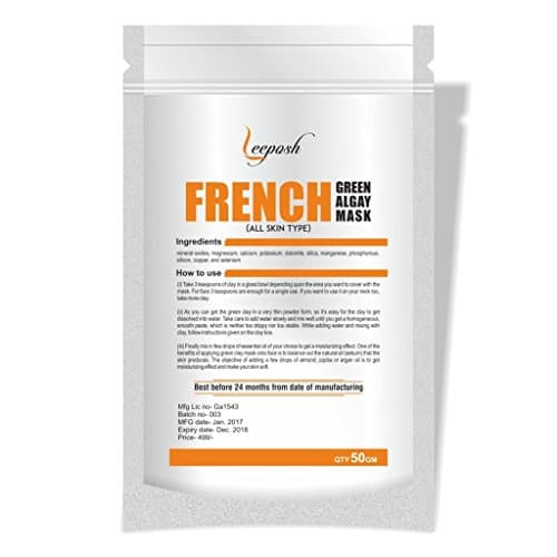 Cosderma Facepack algae peel off Mask After peel Face pack After peeling treatment use this pack for Glowing Lifting results(Pack of 6) (506=300g)