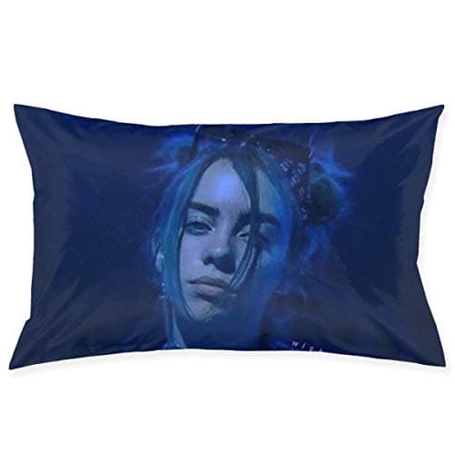 DailiH Throw Pillow Covers -Bil-lie Eilish Standard Bedding Pillowcase 20 X 30 Inch Two Sided Printed