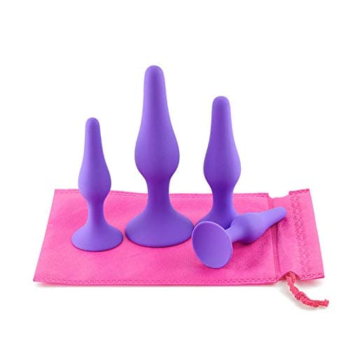 DVOSMISLEN Anales Plug Kit Silicone Comfortable Insert Toys Stick for Him and Her D190111
