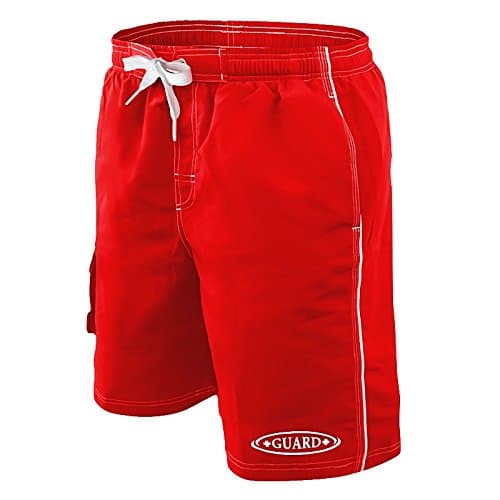 Rise Guard Male Flex Short (Red, x-Large)