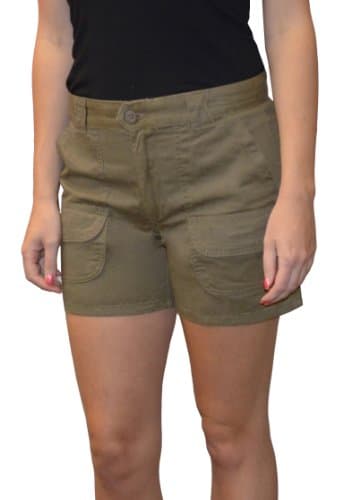 Sabree Missy Cargo Short Olive-10