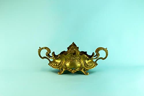 19th Century Ormolu Gilt Bronze Planter Gilded Centrepiece Bowl Scrolls Antique French Victorian