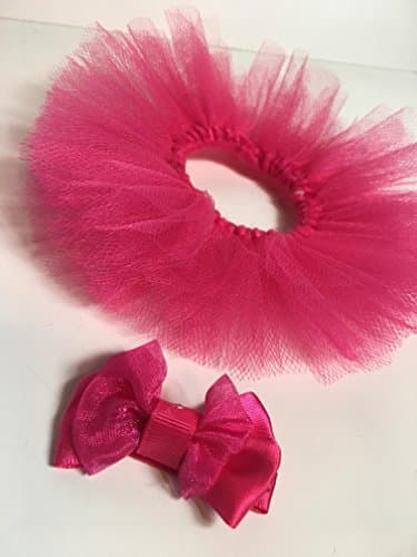 Hatchimals Clothes: Tutu and Bow set in Pink