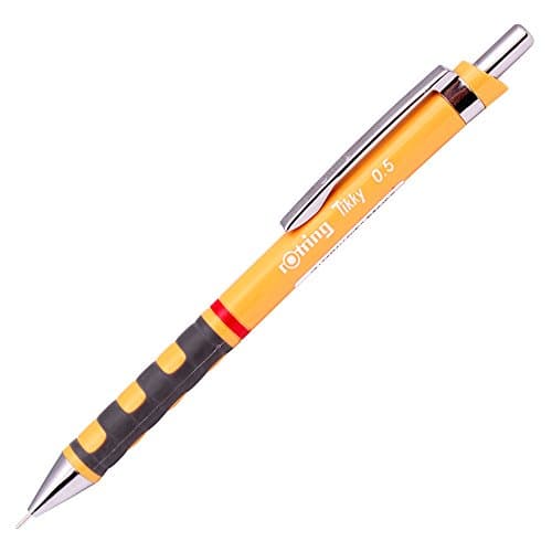 Rotring Tikky Soft Grip 0.5 mm Mechanical Pencil Drafting (Mustard)