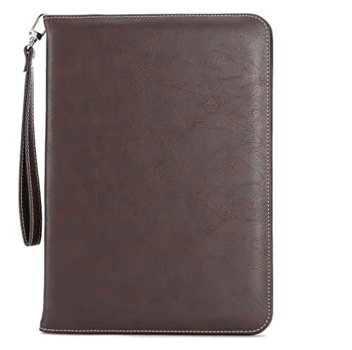 MAIBOOJI PU Flip Stand Case for Ipad Pro 9.7 with Hand Strap Card Slot Folding Auto Wake/Sleep Color Coffe