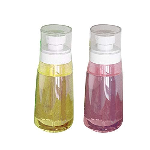 EXMART 30ML+60ML(2Pcs) Portable Refillable Plastic Fine Mist Perfume Make Up Clear Empty Spray Sprayer Bottle Cosmetic Atomizers Spray Bottles Pump
