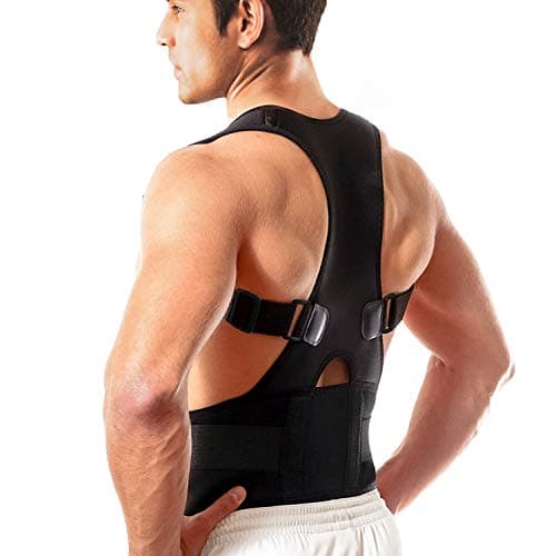 IRZVOPSS Posture Corrector for Men Back Brace Best Fully Adjustable Support Brace | Improves Posture and Provides Lumbar Support | for Lower and Upper Back Pain …