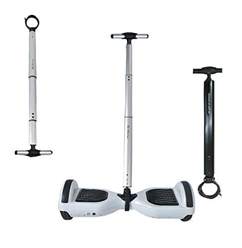 Hoverboard Swegway Handle - Adjustable Handle for Smart Balance Board 6.5" 10" Strut Support Training Aid (SILVER)