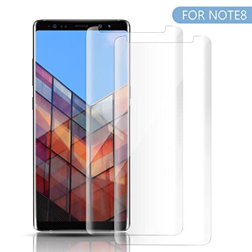 Woitech Samsung Note8 Tempered Glass Screen Protector, Full Coverage Case Friendly Anti-Bubble Screen Cover Film for Galaxy Note8”