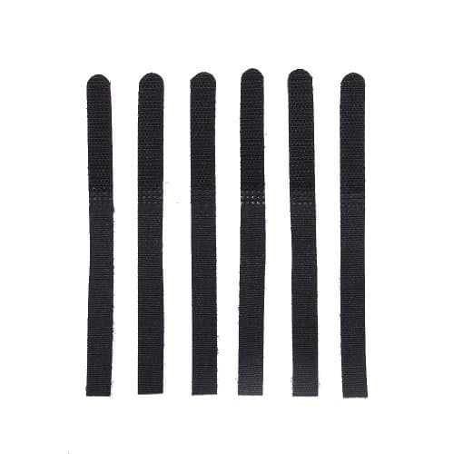 Approx. 100pcs Velcro Straps In Bag Wire Rope Hook and Loop Organiser Black