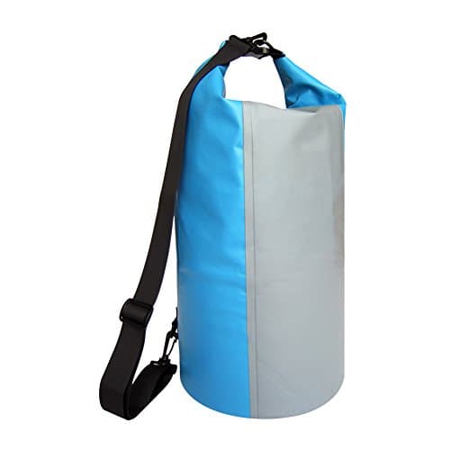 RIPEAK - Waterproof Dry Bag, Floating Sack, Roll Top Dry Compression Sack with Detachable Strap, Keep Gear Dry for Outdoor Boating, Kayaking, Fishing, Rafting, Swimming, Camping and Hiking, 25L