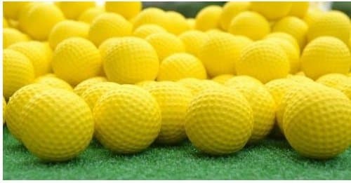 Double Sky 36x Golf Pu Foam Practice Balls Yellow