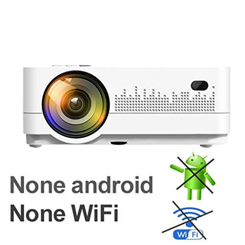 WHLDCD projector HD 720P 150inch Portable Mini 3D LCD LED 4k Projector WIFI Optional Home Theater Game Movie Cinema ,None Android