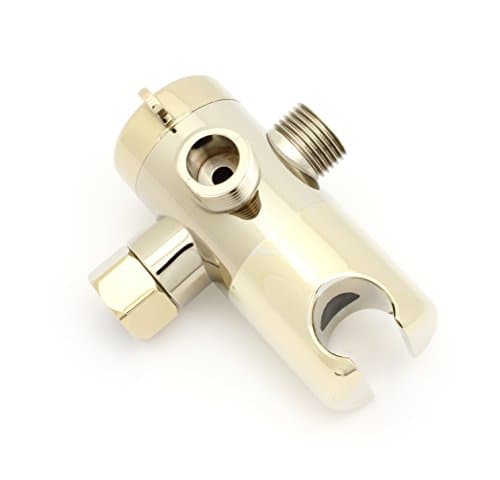 ConservCo Three-Way Universal Water Flow Diverter &amp; Mount - Gold Finish