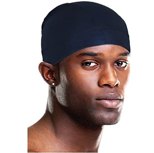 Titan ClassicSpandex Dome Cap Navy #11161