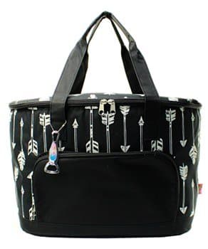 Insulated Arrow Cooler Shoulder Bag Blk