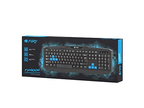 Fury Gaming Typhoon - Gaming Keyboard For PC (US Layout)