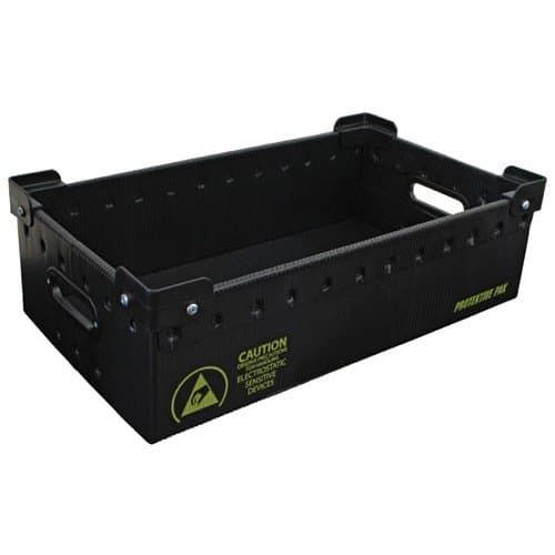 Protektive Pak Plastek ESD / Anti-Static Storage Container - 22 7/8 in Length - 12 7/8 in Wide - 39179 [PRICE is per EACH]