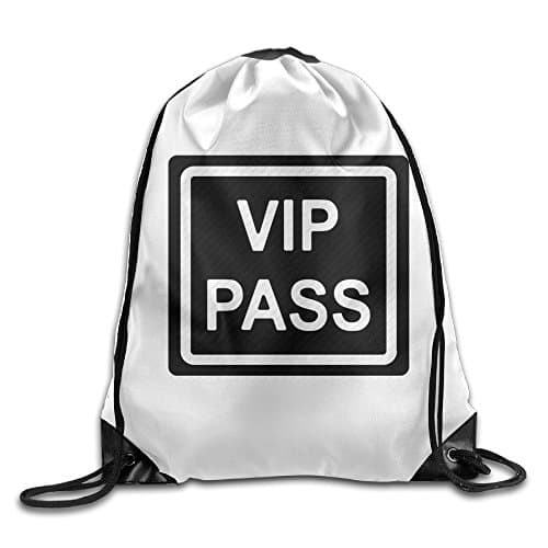 WULIHOME Sack Bag VIP Pass Cute Drawstring Drawstring Bag For Traveling Or Shopping Casual Daypacks School Bags