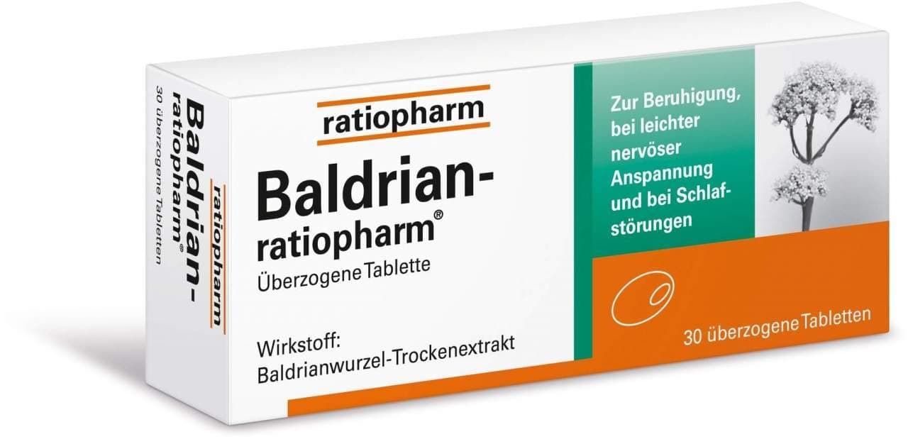 Valerian Ratiopharm 30 Coated Tablets