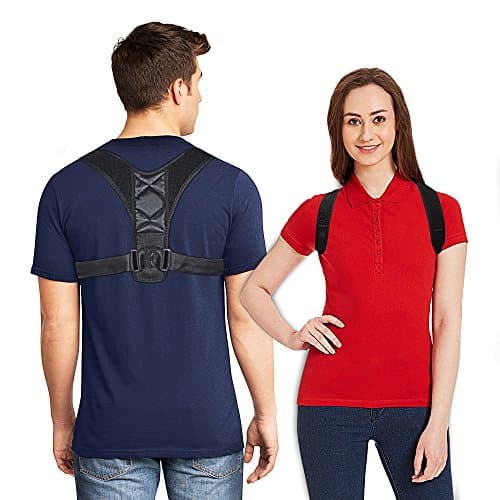 Back Posture Corrector for Women &amp; Men - Back Neck Shoulder Pain Relief - Adjustable and Unisex Brace Support for Hunchback