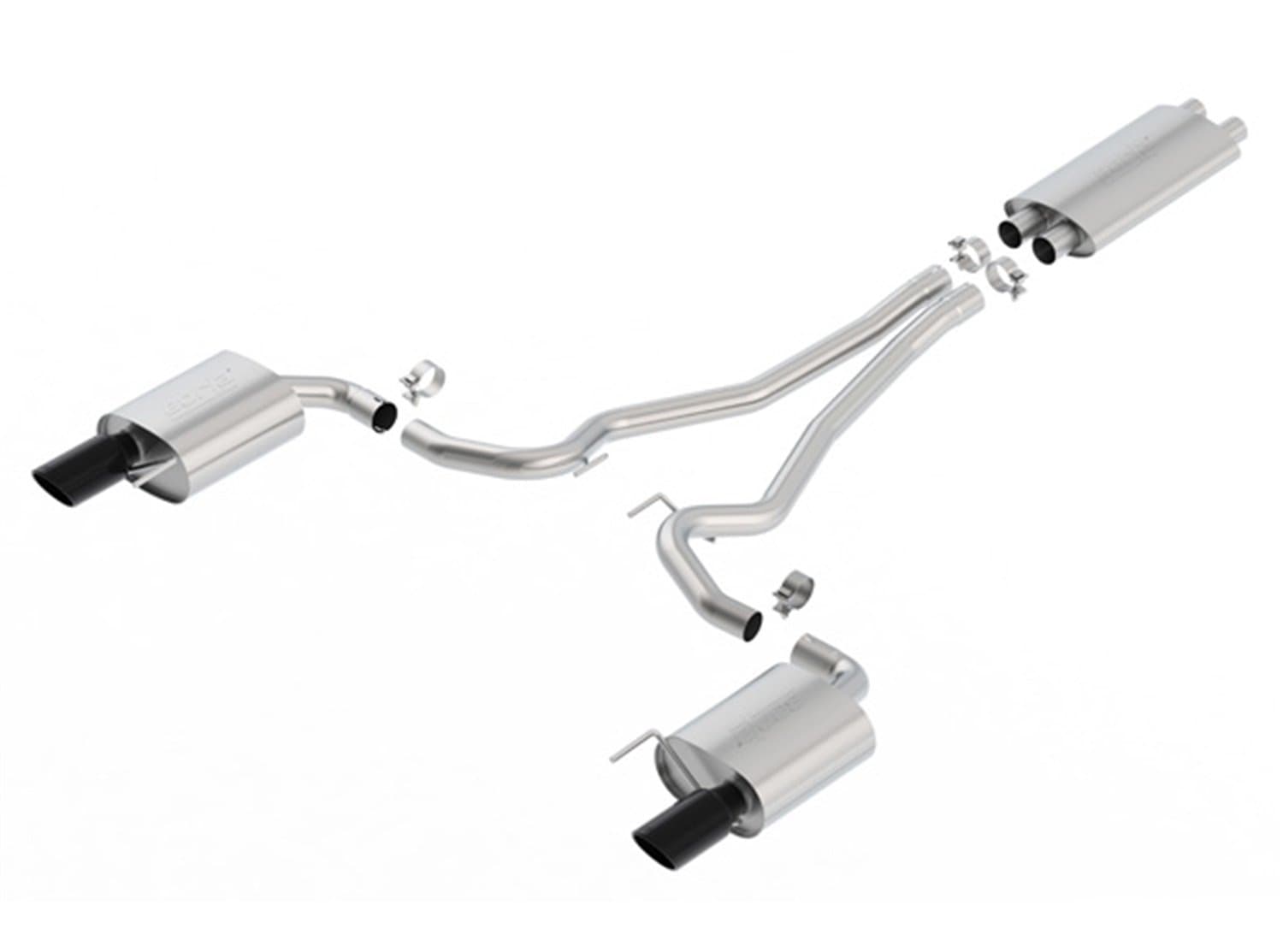 Borla 1014040BC Touring Cat-Back Exhaust System