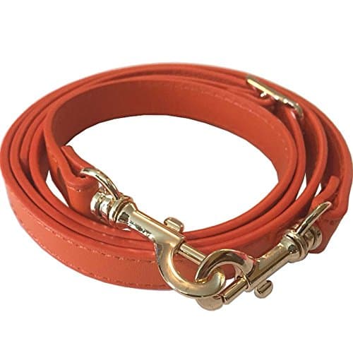 The Cosmopolitan Collection - 5/8" Wide Orange Adjustable Replacement Cross Body Purse Strap for Handbag Bag Wallet (Brass tone)