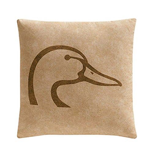 Kimlor Ducks Unlimited Square Logo Pillow (Tan)