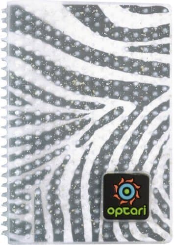 Spikeletz Mini Glow Journal, Zebra B&W