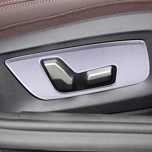 StoreNO12345-2Pcs/Set Abs Chrome Plated Car Inner Front Seat Adjust Switch Button Cover Trim For Bmw 5 Series G30 2018 Styling