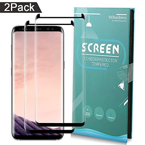 Airsspu Compatible Samsung Galaxy S7 Edge Screen Protector Replacement for Samsung Galaxy S7 Edge Tempered Glass if app (Samsung Galaxy S8 Plus)