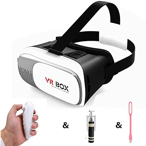 MOLICOX®Virtual Reality Headset 3D Glasses VR Box with Remote VR for Iphone