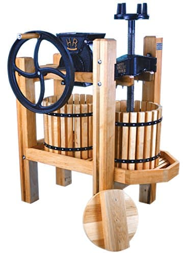 Double Tub Cider Press &amp; Motorized Grinder Complete Kit