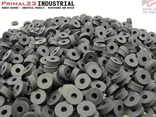 (100) Rubber Washers | 3/4" OD X 1/4" ID X 1/4 Inch Neoprene Rubber Washers 60 Duro