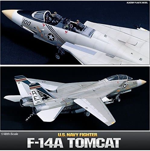 Academy 1/48 Scale Plastic Model Kit F-14A Tomcat US Navy Fighter NIB 12253 /ITEM#G839GJ UY-W8EHF3144586