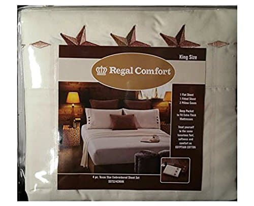 Western Star Bed Sheet set-4 pieces, deep pocket Super Soft KING-size