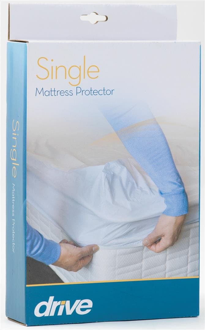 Drive Elasticated PVC Mattress Protector for Single Bed