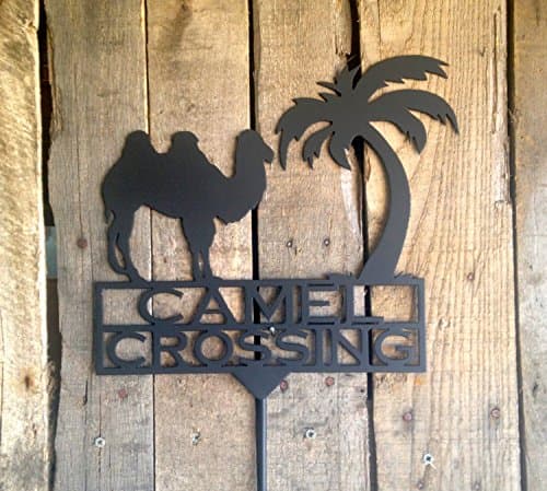 Camel Crossing Garden Stake (Z4)