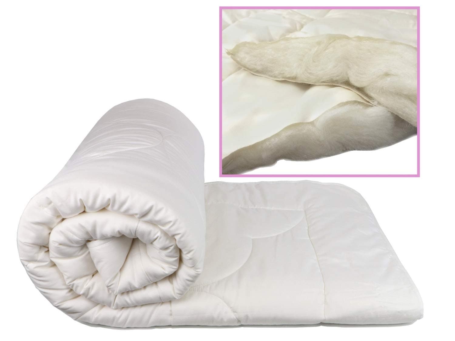 100% Natural Wool Comforter. Queen