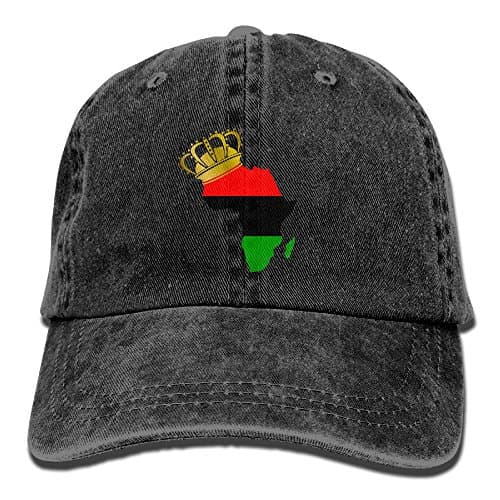 MNBHat African American Pride Adjustable Cotton Hat Black